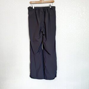 The North Face HyVent Waterproof Rain Pants Men's Medium Gray Full Zip Pant Legs